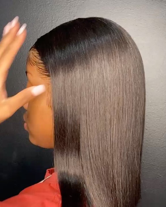 Sleek, glossy straight unit, side profile